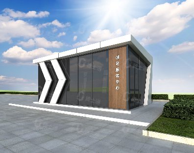 捷士通景區服務中心效果圖